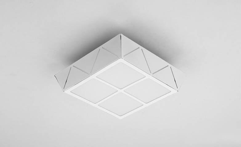 Minimalist Square 1-Light LED Flush Mount Ceiling Light