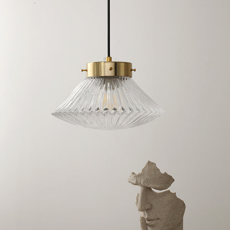 Suspension Luminaire Vintage en Verre Blanc Lait 1-Lumière 