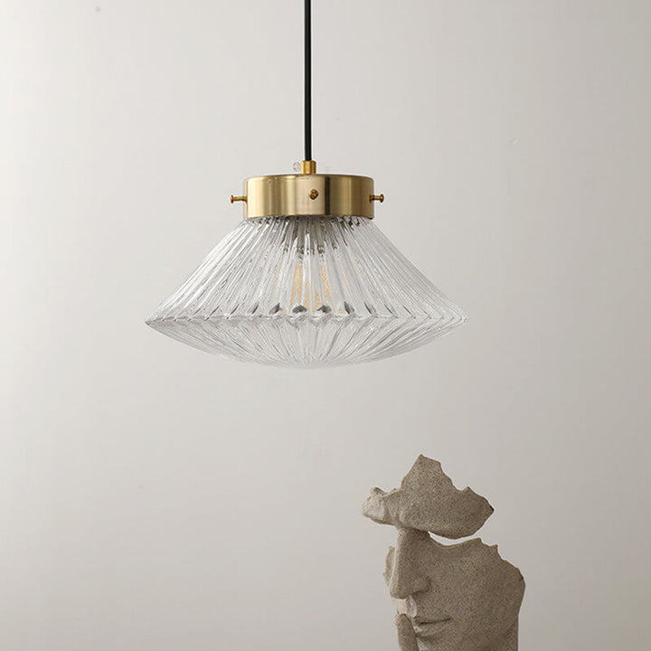 Suspension Luminaire Vintage en Verre Blanc Lait 1-Lumière 