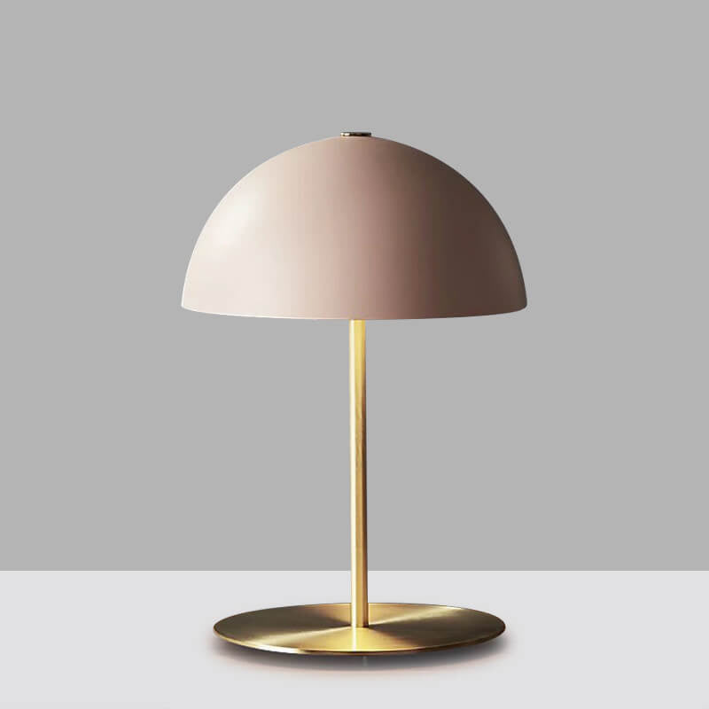 Nordic Macaron Dome Shade 1-Light Table Lamp