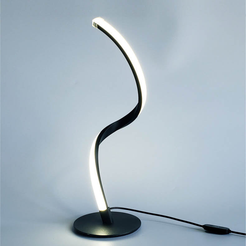 Minimalist Curve LED Touch Dimmable Table Lamp
