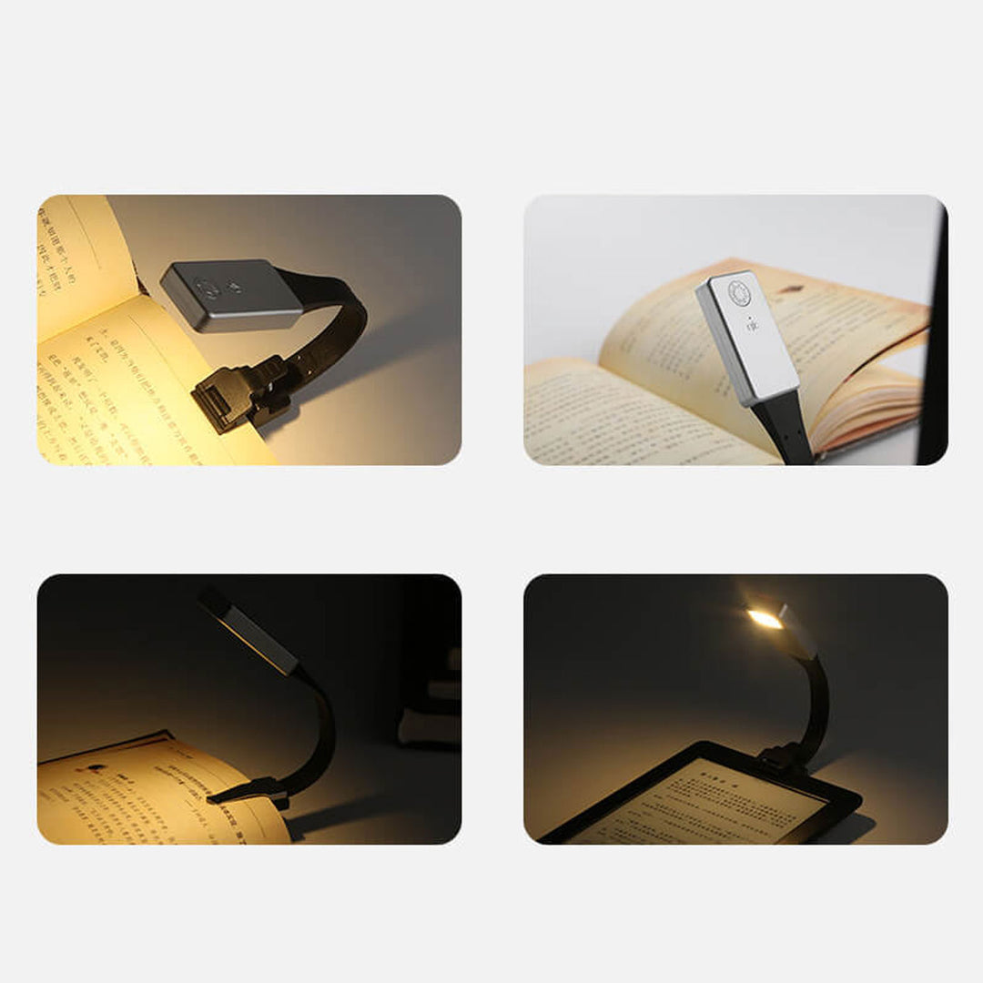 Mini Clip USB Charging LED Table Lamp Bookmark Light 