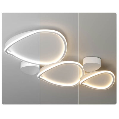 Nordic Minimalist Oval Design Acrylic LED Flush Mount Ceiling Light