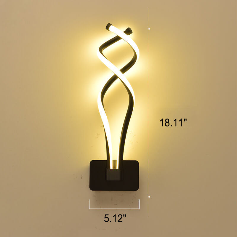 Scandinavian Creative Lines Note LED Wall Sconce Lamp