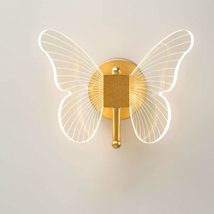 Nordic Creative Schmetterling Acryl LED Wandleuchte Lampe 