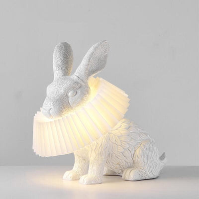 Modern Creative Resin Rabbit LED 1-Light Table Lamp