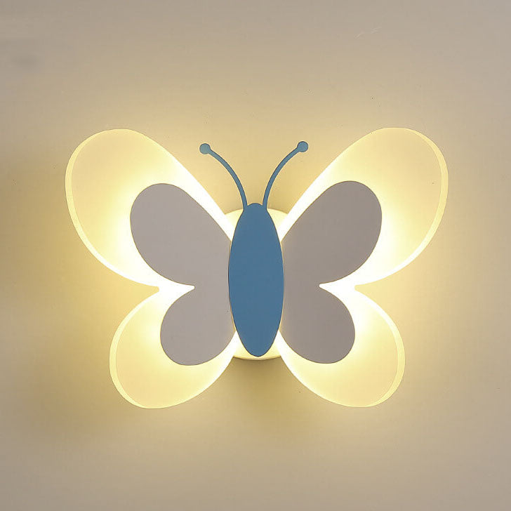 Creative Butterfly Acrylic 1-Light LED Wall Sconce Lamp