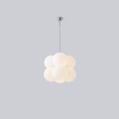 Nordic Creative White Bubble Acrylic 4/8 Light Chandelier