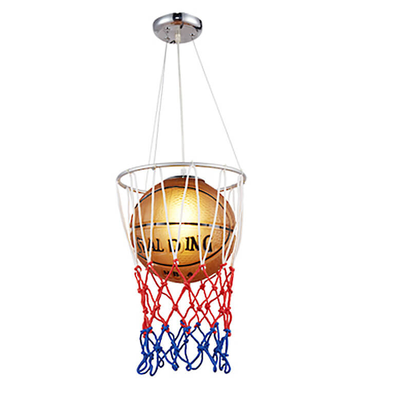 Lámpara colgante de baloncesto retro creativo de 1 luz 