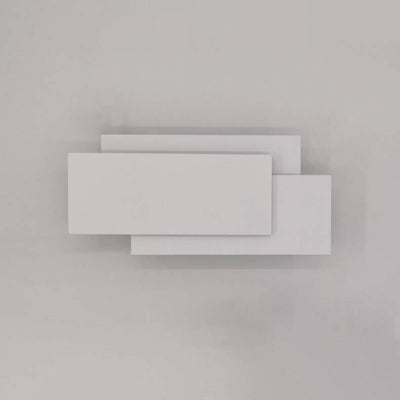 Minimalist Aluminum Square Stacked LED Wall Sconce