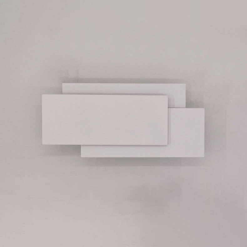 Minimalist Aluminum Square Stacked LED Wall Sconce