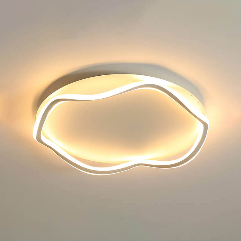 ضوء السقف LED بتصميم دائري حديث من الدانتيل الزهري 