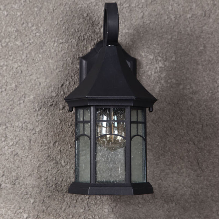 Lanterne européenne rétro étanche 1 lumière applique murale extérieure 