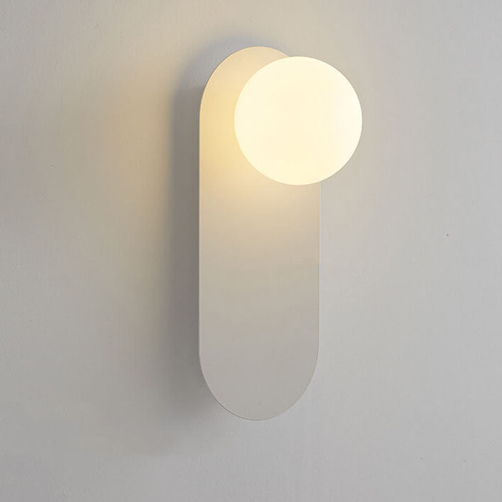 Nordischer minimalistischer Glasring Sockel 1-Licht Wandleuchte 
