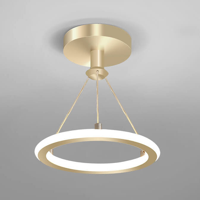 Modern Simple Circle LED 1-Light Pendant Light