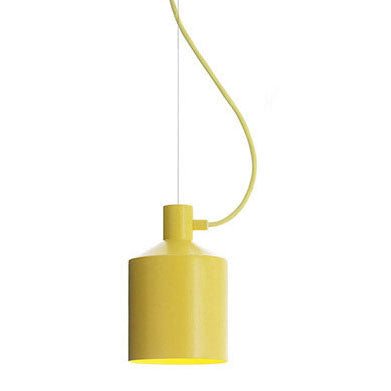 Nordic Macaron Bottle Shaped 1-Light Aluminum Pendant Light