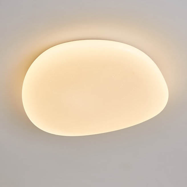 Modern Pebble Stone Star Effect LED Flush Mount Ceiling Light