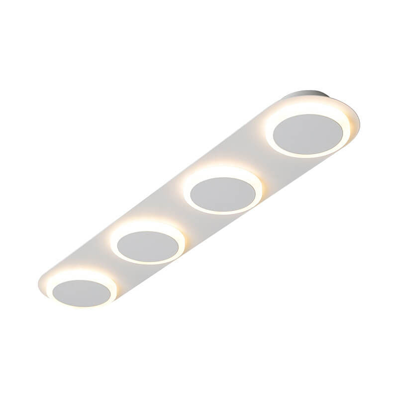 Minimalist Long Bar 3/4/5 Light  LED Flush Mount Ceiling Light