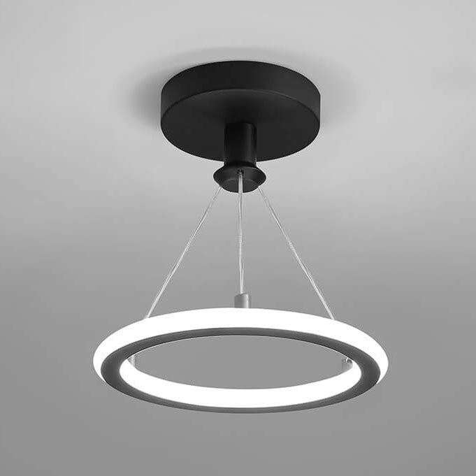 Modern Simple Circle LED 1-Light Pendant Light