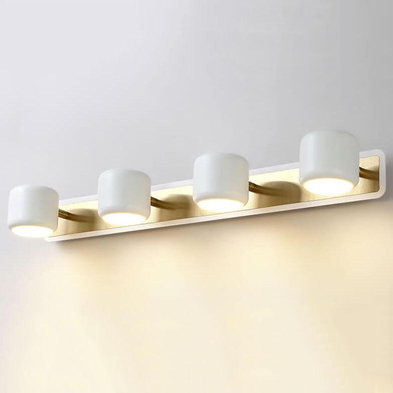 Modern Cylinder Shade LED Mirror Front Light Wall Sconce Lamp