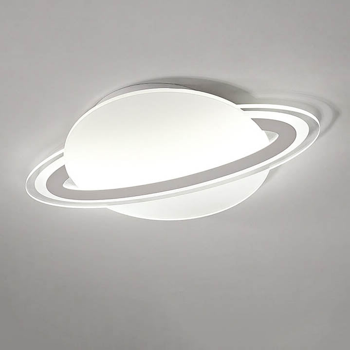 Kreative Acryl-Globus-Planet LED-Deckenleuchte für Aufputz- und Halbeinbau 