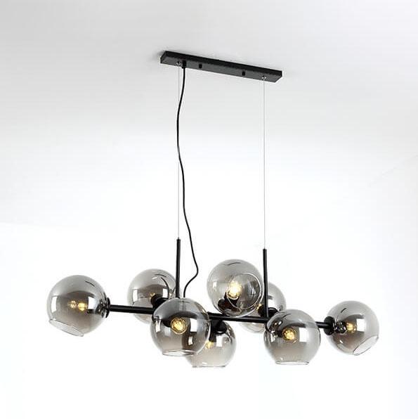 Modern Glass Magic Bean 8-Light LED Chandelier