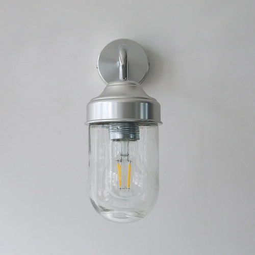 Industrial Cylinder Shape Metal 1-Light Wall Sconce Lamp