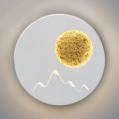 Nordic Round Planet Decorative 1-Light LED Wall Sconce Lamp