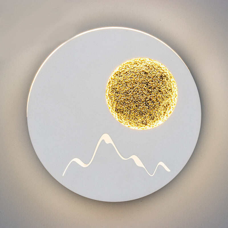 Nordic Round Planet Decorative 1-Light LED Wall Sconce Lamp
