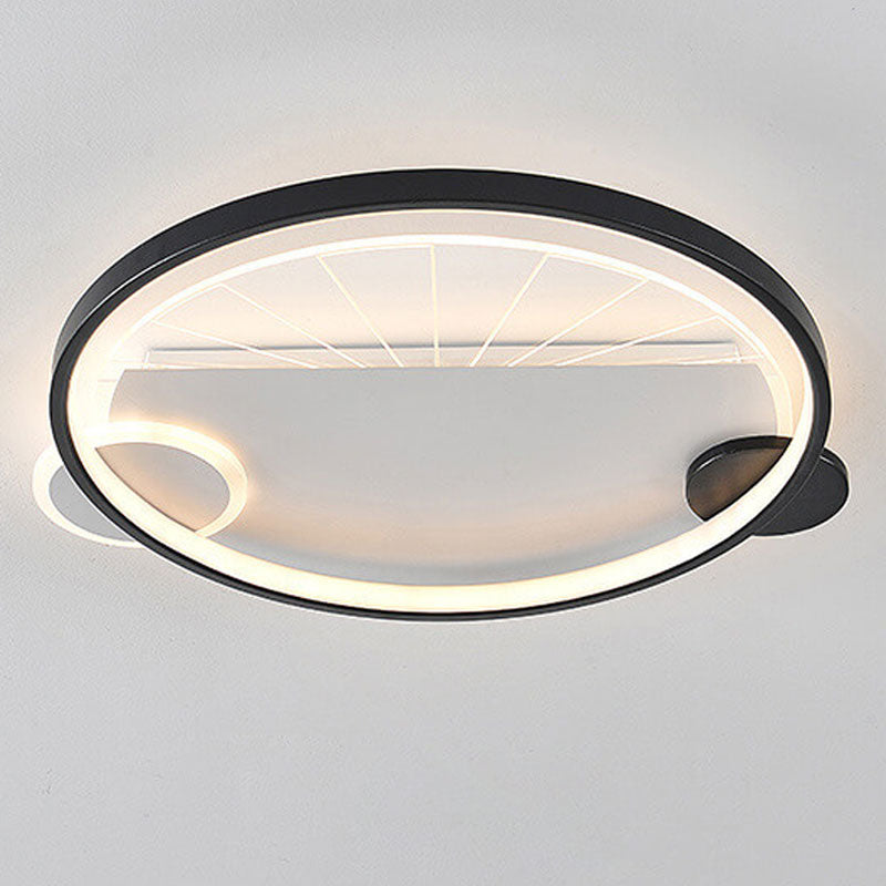 Modern Minimalist Creative Geometric Splicing Design LED Flush Mount Light