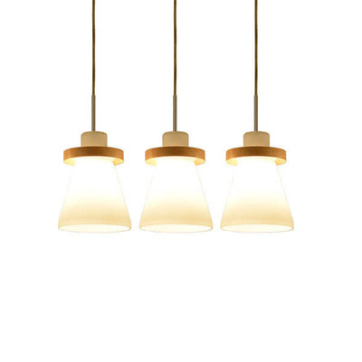 Nordic Glass Bell Shape 1-Light LED Pendant Light