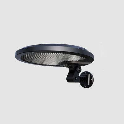 Solar Outdoor Human Sensor Round LED Patio Wall Sconce Lamp