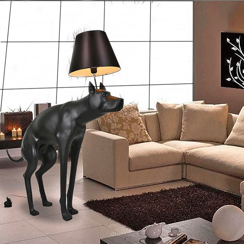 Modern Creative Dog Resin LED Table Lamp