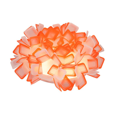 Nordic Acrylic Colorful Round Flower LED Flush Mount Ceiling Light