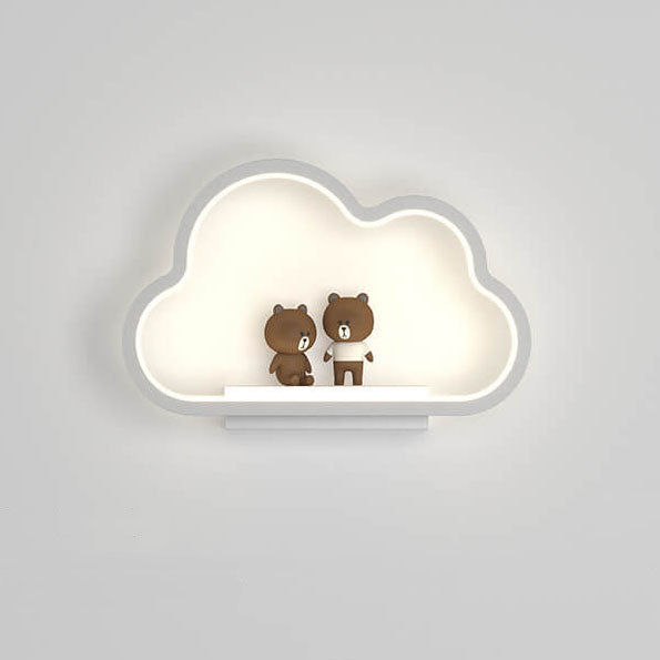 Nordic Simple Cloud Shape LED Wall Sconce Lamp