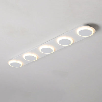 Minimalist Long Bar 3/4/5 Light  LED Flush Mount Ceiling Light