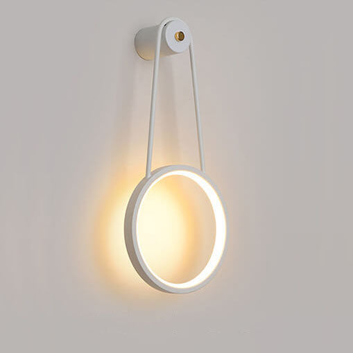 Modern Minimalist Hanging Round LED Wall Sconce Lamp