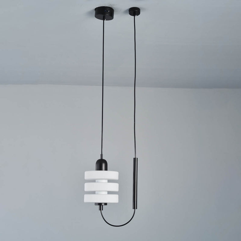 Minimalist Creative Frosted Glass Lantern 1-Light LED Pendant Light