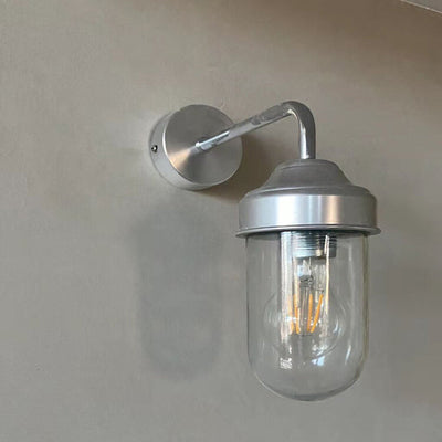 Industrial Cylinder Shape Metal 1-Light Wall Sconce Lamp
