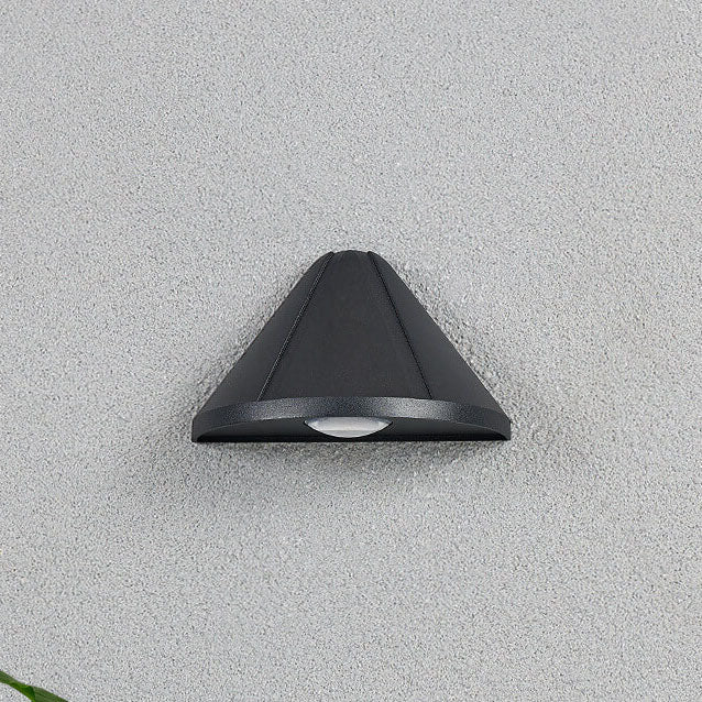 Simple Cone Outdoor Indoor Waterproof LED Door Plate Wall Sconce Lamp
