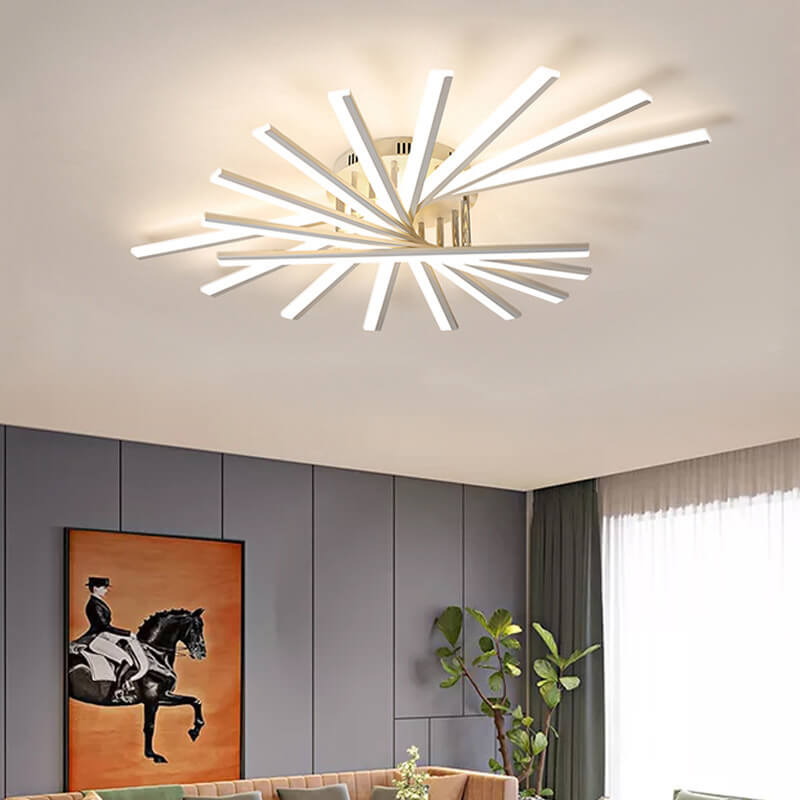 Nordic Creative Line 1-Licht LED Semi-Flush Mount Deckenleuchte 