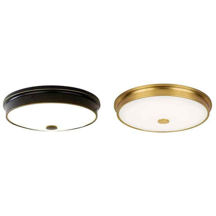 Vintage Luxus Runde Glas LED Deckenleuchte 