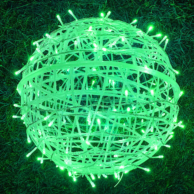 Boule enchevêtrée LED extérieure étanche décorative pour jardin 