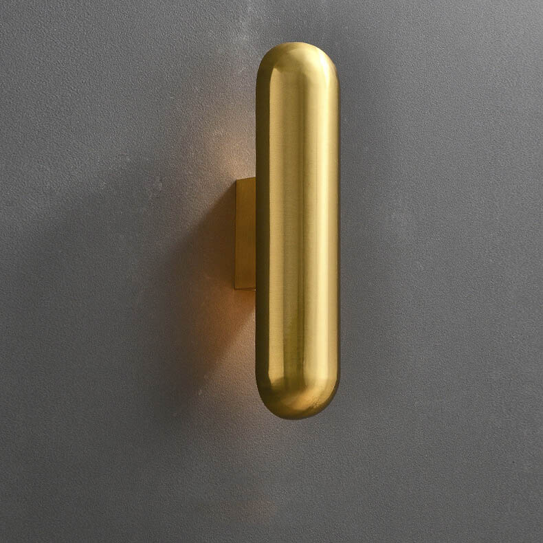 Modern Simple Column 1-Light LED Wall Sconce Lamp