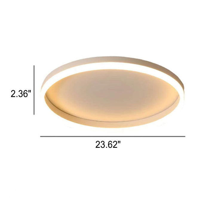 Nordische minimalistische Kreisring-Eisen-Acryl-LED-Unterputz-Deckenleuchte 