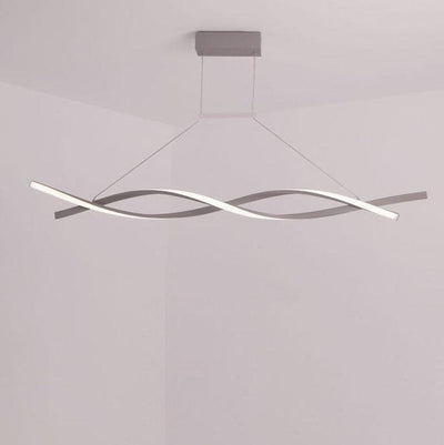 Modern Minimalist Line Wave LED Art Chandelier