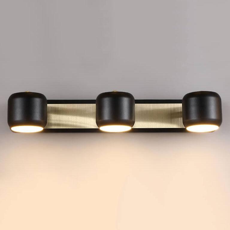 Modern Cylinder Shade LED Mirror Front Light Wall Sconce Lamp