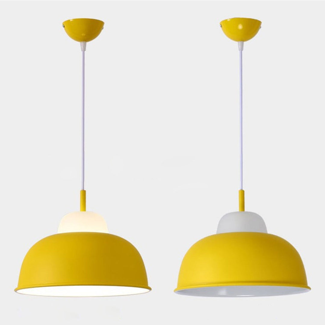 Moderne minimalistische 1-flammige Pendelleuchte aus Macaron-Eisen 