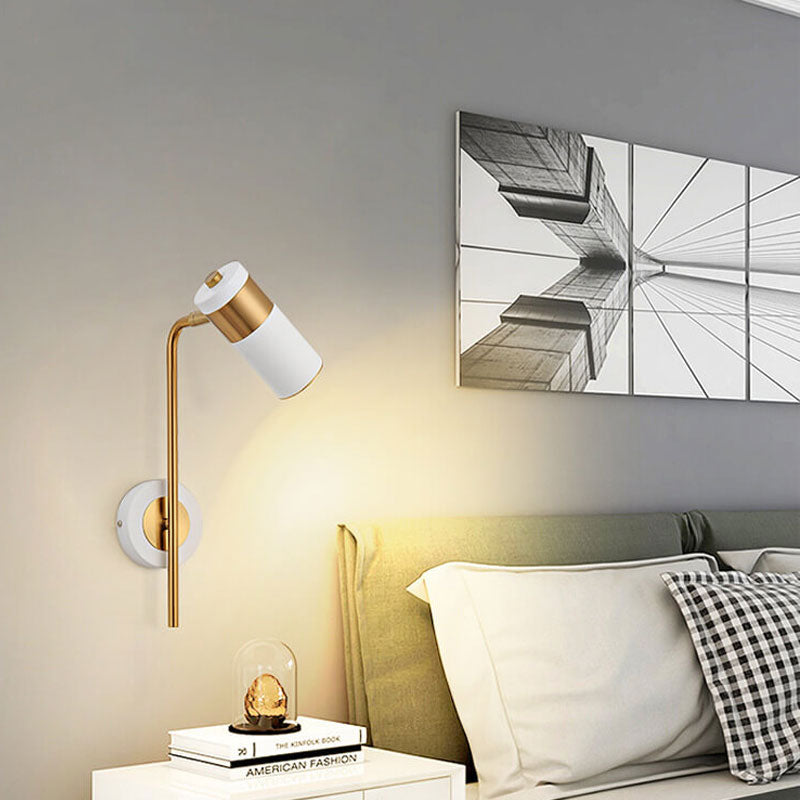 Moderner, minimalistischer Strahler, drehbare Eisen-LED-Wandleuchte 