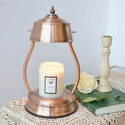 Retro Light Luxury Metal Lantern Melting Wax Table Lamp